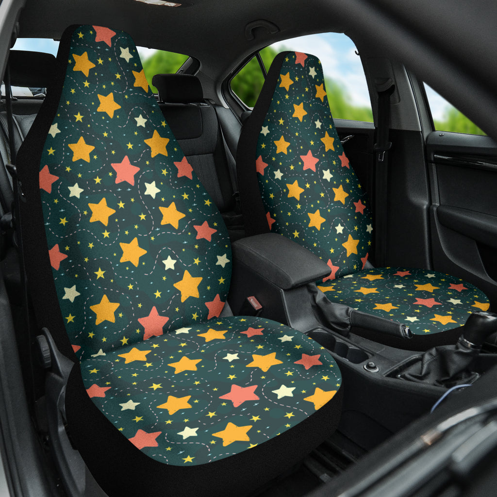 Green Stars Sky Car Seat Covers 210302
