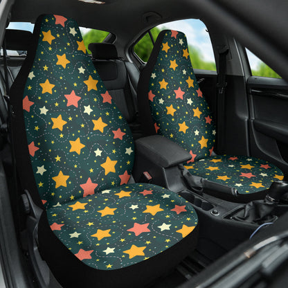 Green Stars Sky Car Seat Covers 210302