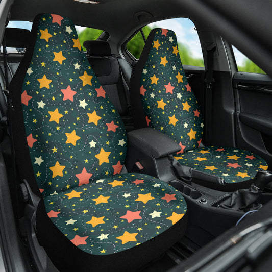 Green Stars Sky Car Seat Covers 210302