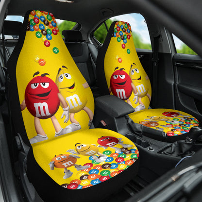 M&M Members Funny Car Auto Seat Covers 210101