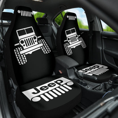 Jeep Offroad Wobble Car Seat Cover White Black Version 2 211302