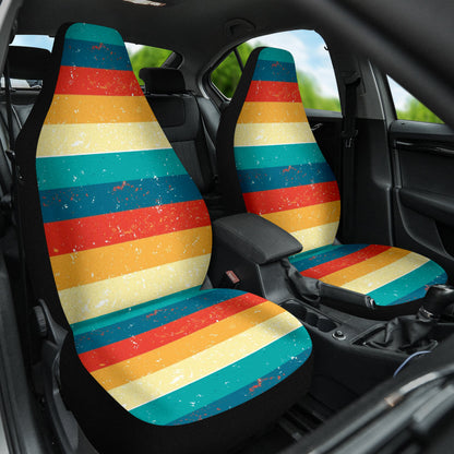 Retro Line Colorful Car Seat Covers 210202