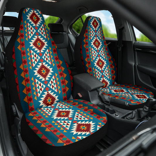 Colorful Boho Chic Bohemian Aztec Car Seat Covers 212101