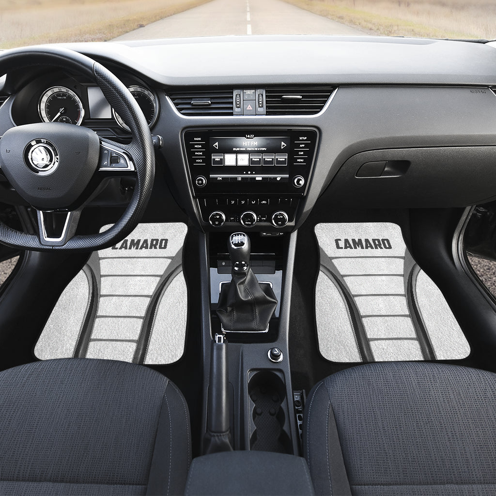 Camaro White Car Floor Mats 211401