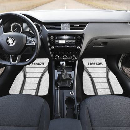 Camaro White Car Floor Mats 211401