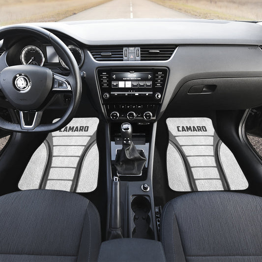 Camaro White Car Floor Mats 211401