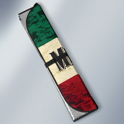 Coat of Arms Mexico Skull Car Auto Sun Shades 210202