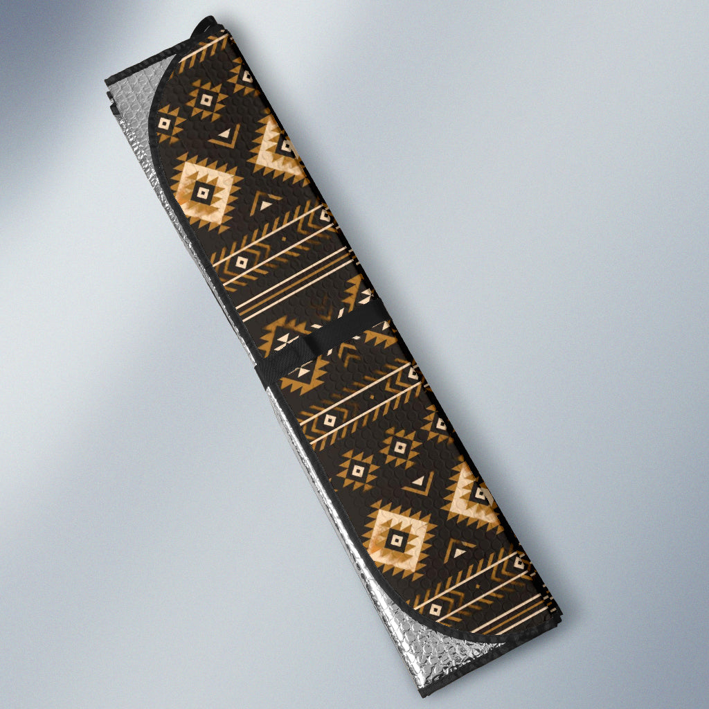 Aztec Boho Pattern Vintage Car Auto Sun Shades 212101