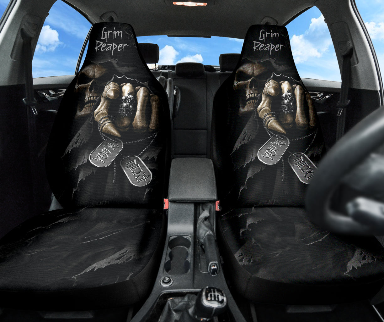Grim Reaper You're Next Horror Car Seat Covers 211501