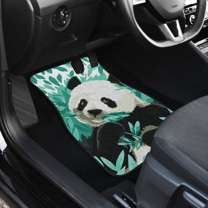 Panda Design Bamboo Printed Car Floor Mats 211106