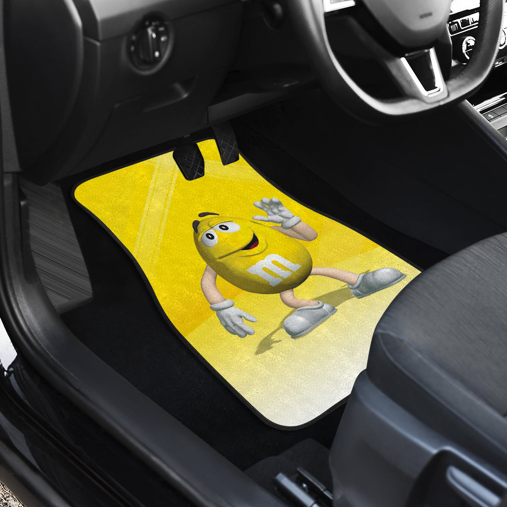 Racing Goes Nuts In Nascar M&M Chocolate Car Floor Mats 211402