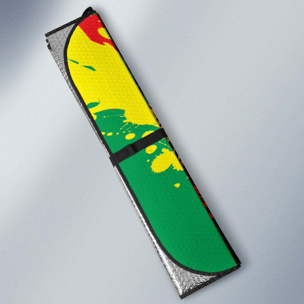 Rastafari Lion Jah Bless Car Auto Sun Shades 211801