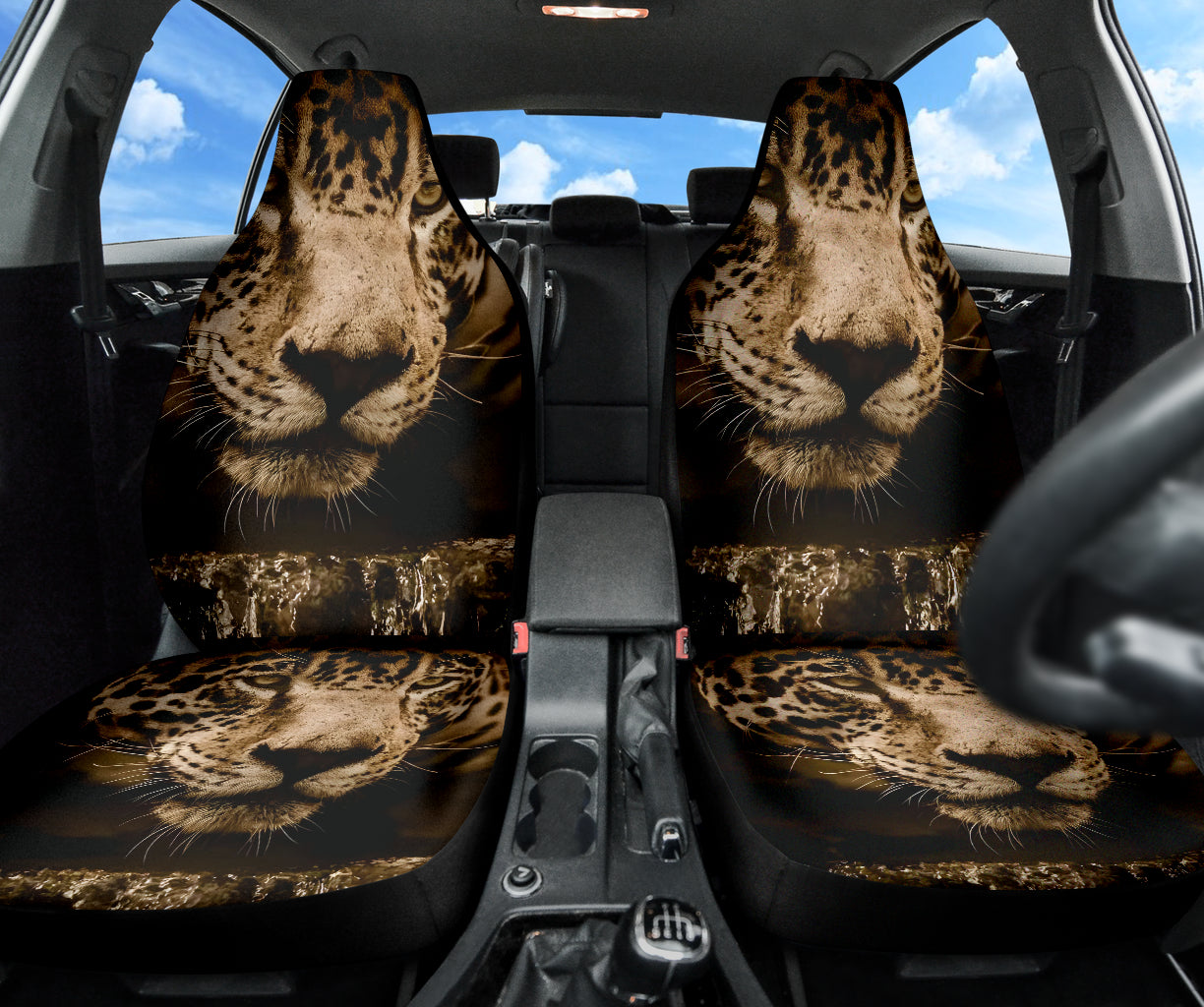 Amazing Jaguar Printing Car Seat Covers 211302