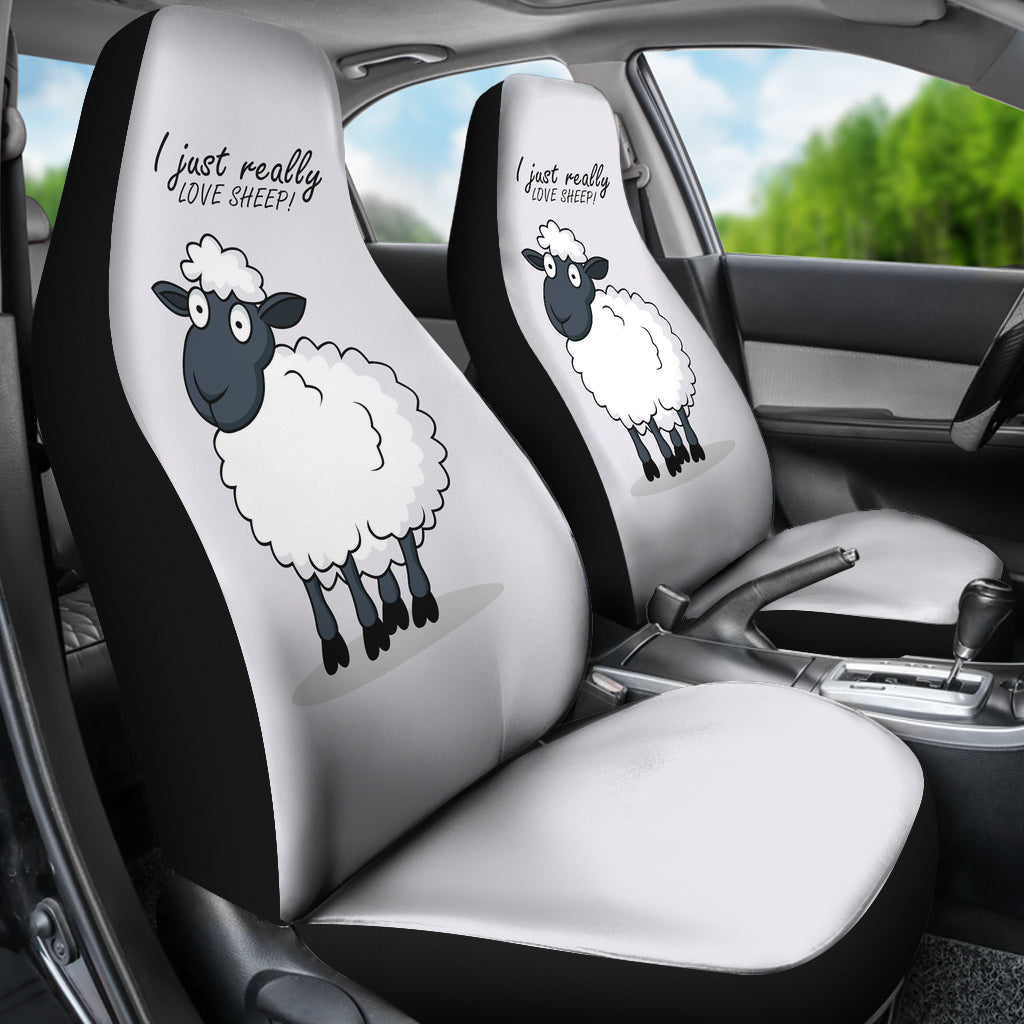 I Just Really Love Sheep Car Seat Covers 211606