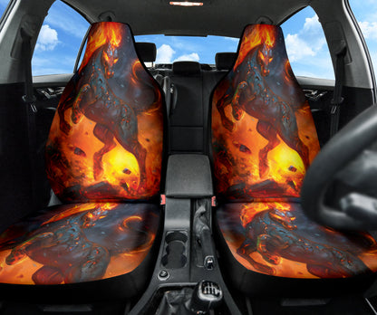 Fire Horse Car Seat Covers 210102