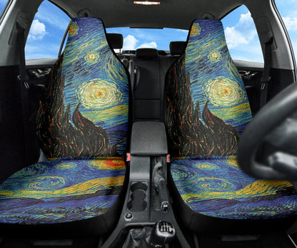 Starry Night Van Gogh Car Seat Covers Amazing Best Gift Ideas 212401