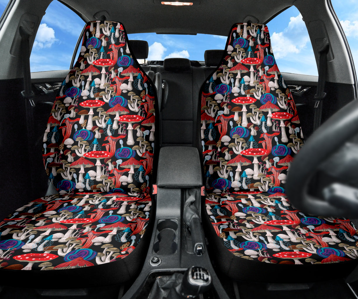 Mushroom Colorful Car Seat Covers 212301