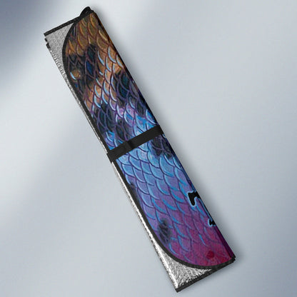 Trout Fish Hook Printing Car Auto Sun Shades 211201