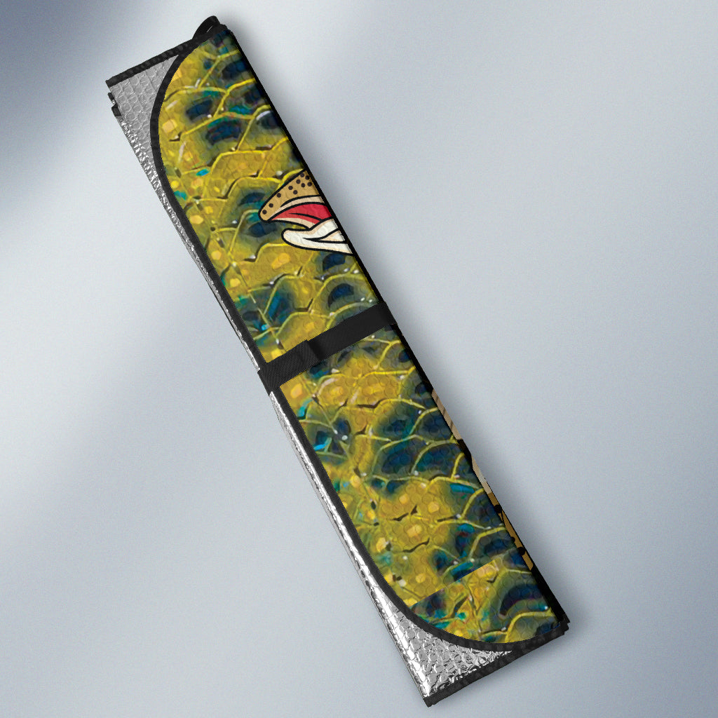 Amazing Gift Idea Trout Fish Pattern Car Auto Sun Shades 211201