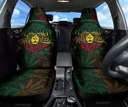 Jamaica and Rasta Lion Car Seat Covers 211701