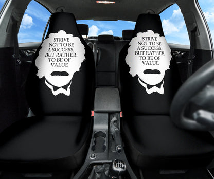 Compliment Quote Strive Not To Be A Success, But Rather To Be Of Value Car Seat Covers Style 1 213101