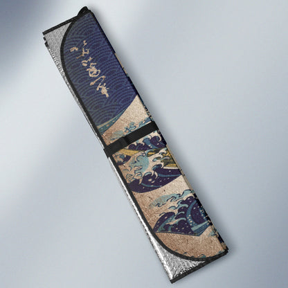 Japan Waves Art Gift Car Auto Sun Shades 212801