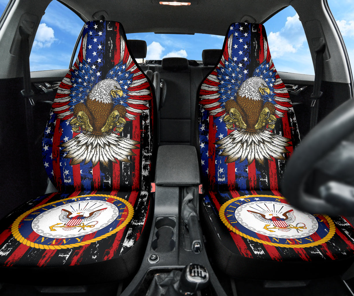 US Navy Car Seat Covers Style 5 210502
