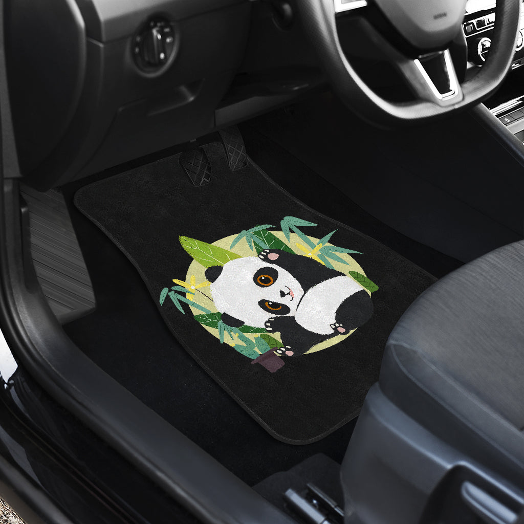 Rustic Panda Design Car Floor Mats 211106