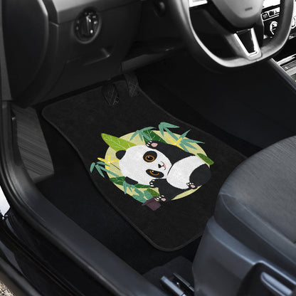 Rustic Panda Design Car Floor Mats 211106