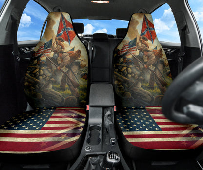 US American Civil War Car Seat Covers Style 4 213001
