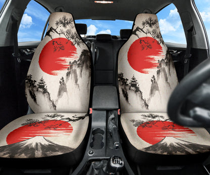 Japan Mountain Landscape Car Seat Covers 212801