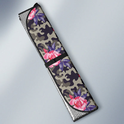 Pink Rose Camo Car Auto Sun Shades 212201