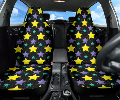 Dark Stars Colorful Car Seat Covers 210302