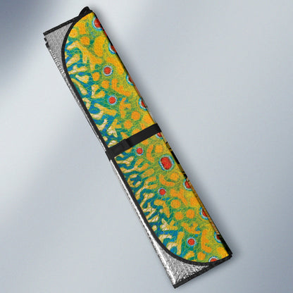 Amazing Gift Idea Trout Fish Colorful Pattern Car Auto Sun Shades 211201