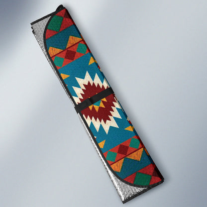 Colorful Boho Chic Bohemian Aztec Car Auto Sun Shades 212101