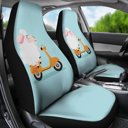 Cute Funny Sheep for Sheep Lover Gift Car Seat Covers 211606