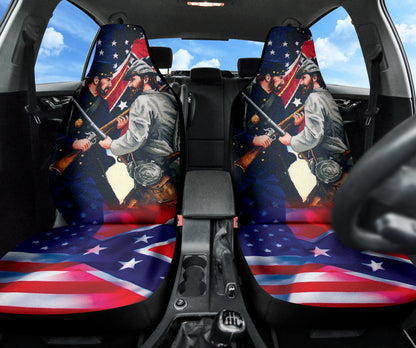 US American Civil War Car Seat Covers Style 1 213001