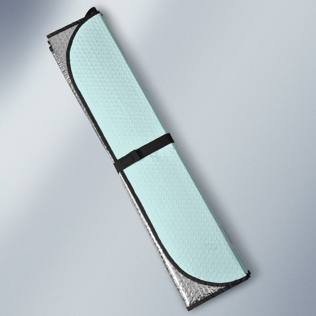 Modern Polygon Bear Illustration with Faceted Style Car Auto Sun Shades 211502