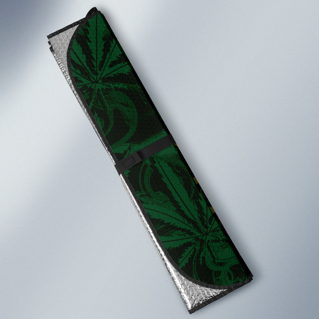 Jamaica and Rasta Lion Car Auto Sun Shades 211701