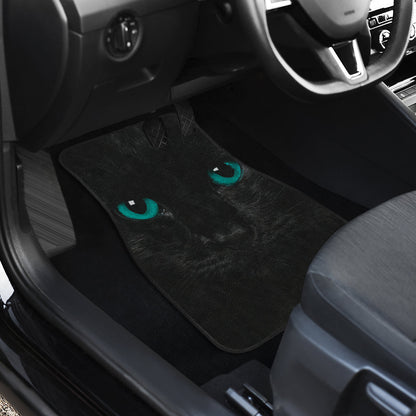 Green Cat Eyes Car Floor Mats 211302