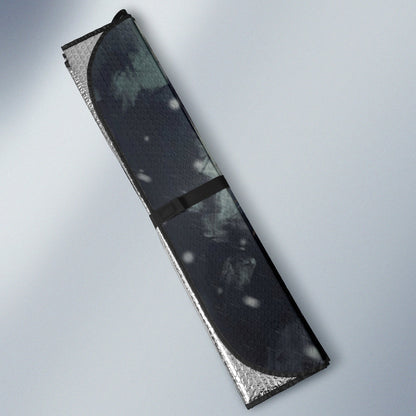 Black Panther Head with Intense Amber Gaze Car Auto Sun Shades 211502
