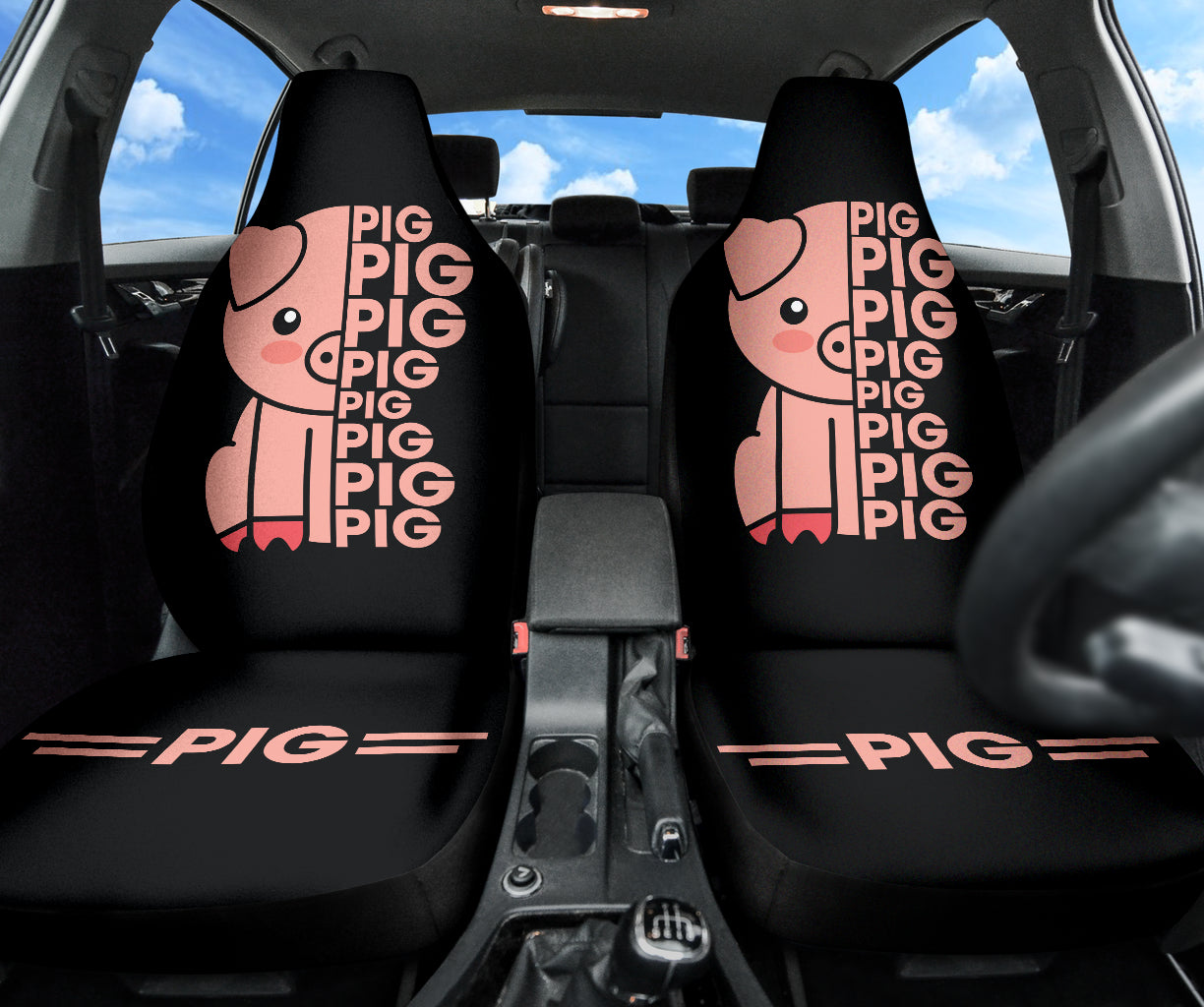 Lovely Pig Car Seat Covers 212201