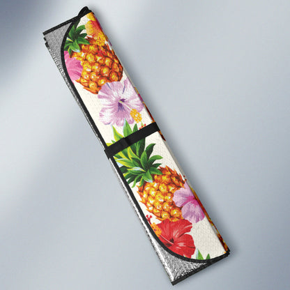 Hawaii Pineapple Hibiscus Car Auto Sun Shades 212501