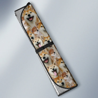 Shiba Inu Full Face Car Auto Sun Shade 211302