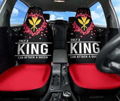 Hawaiian Kanaka Maoli Valentine King Car Seat Covers 212301