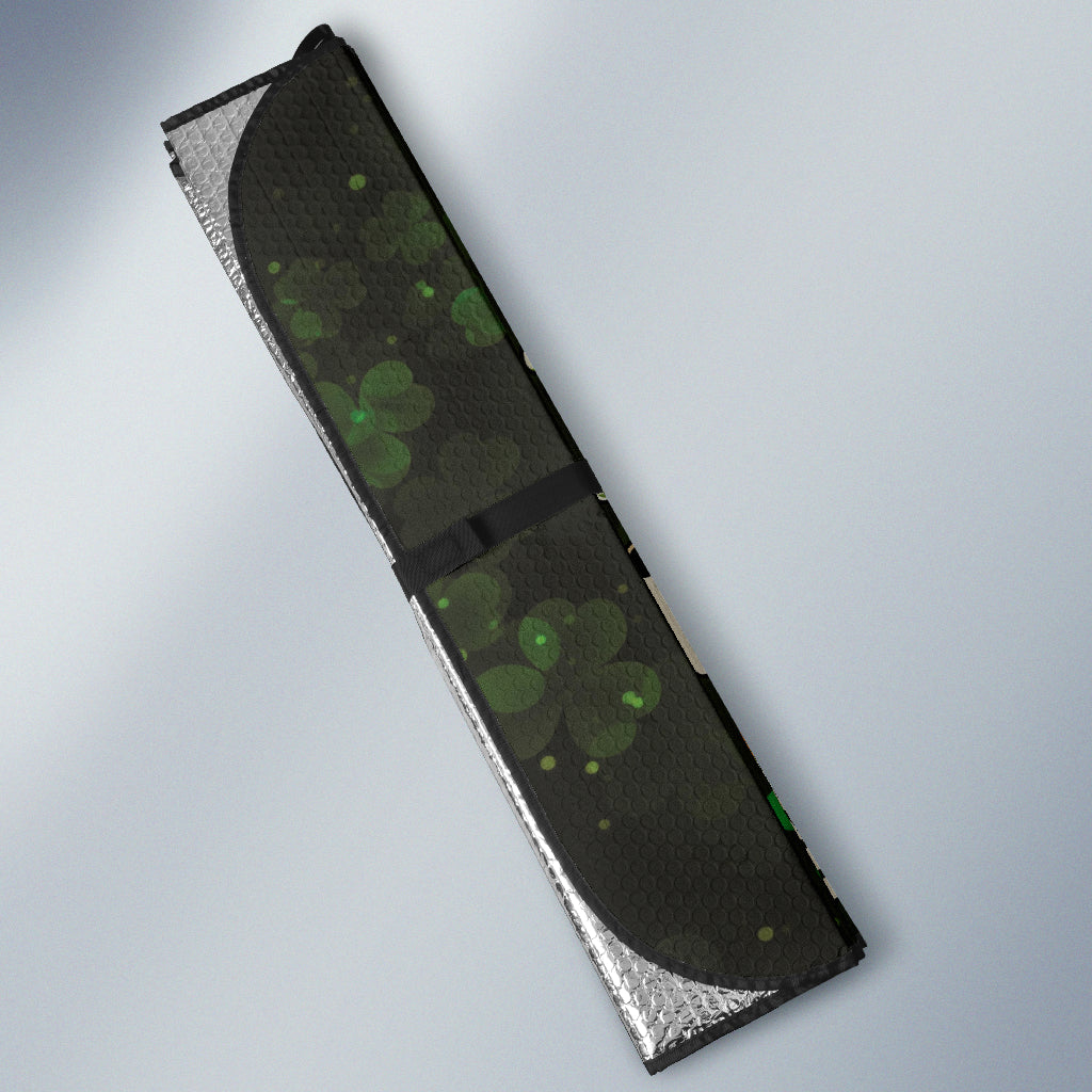 Leprechaun Skull Patrick's Day Car Auto Sun Shades 212501