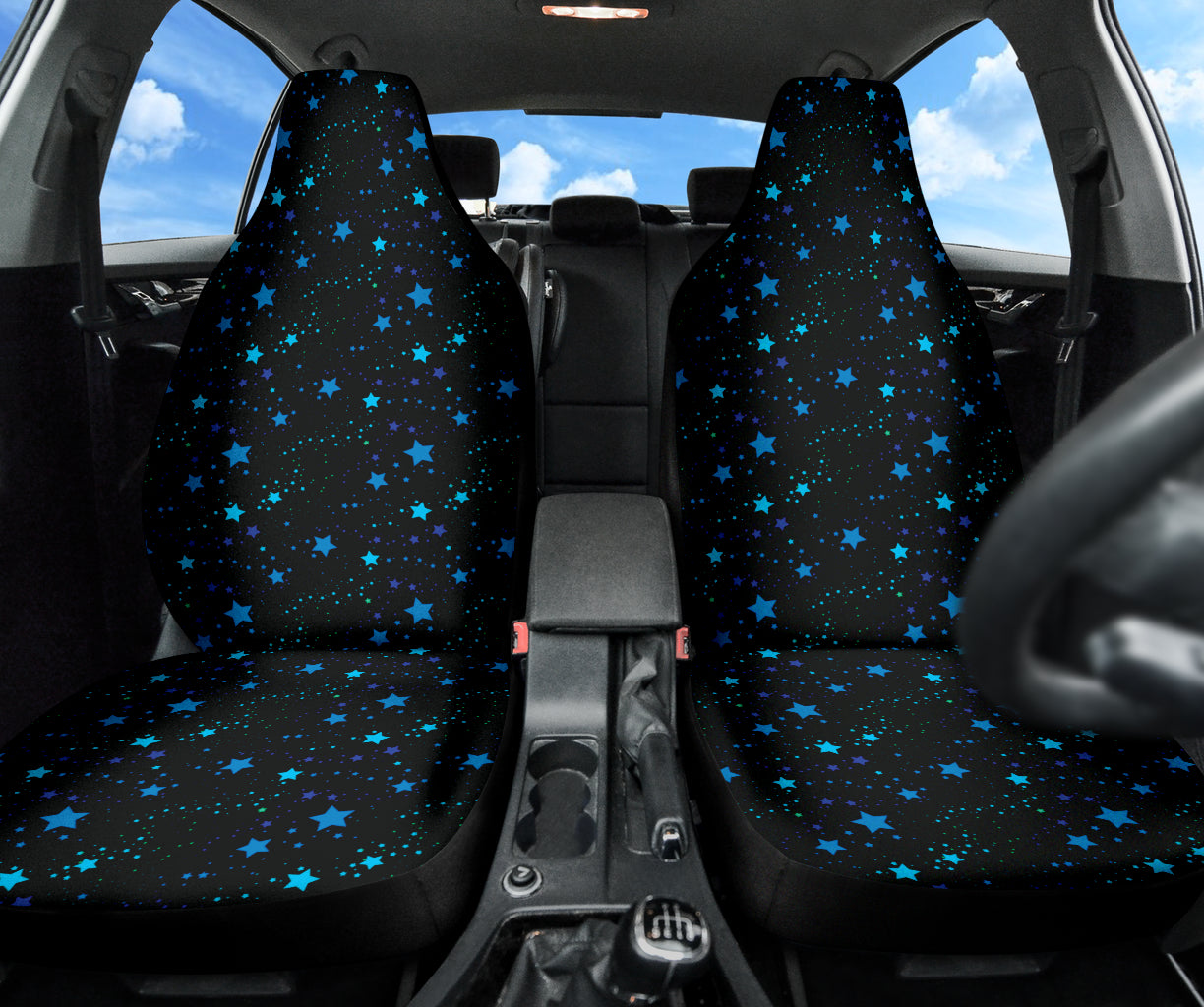 Blue Stars Sky Car Seat Covers 210302