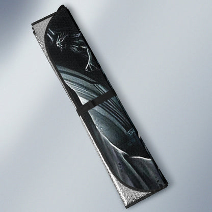 Grim Reaper Dark Death Cross Car Auto Sun Shades 211501