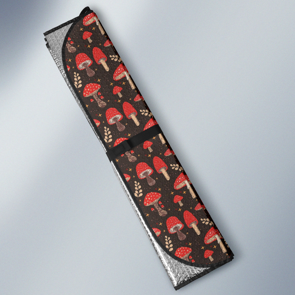 Red Mushroom Car Auto Sun Shades 212301