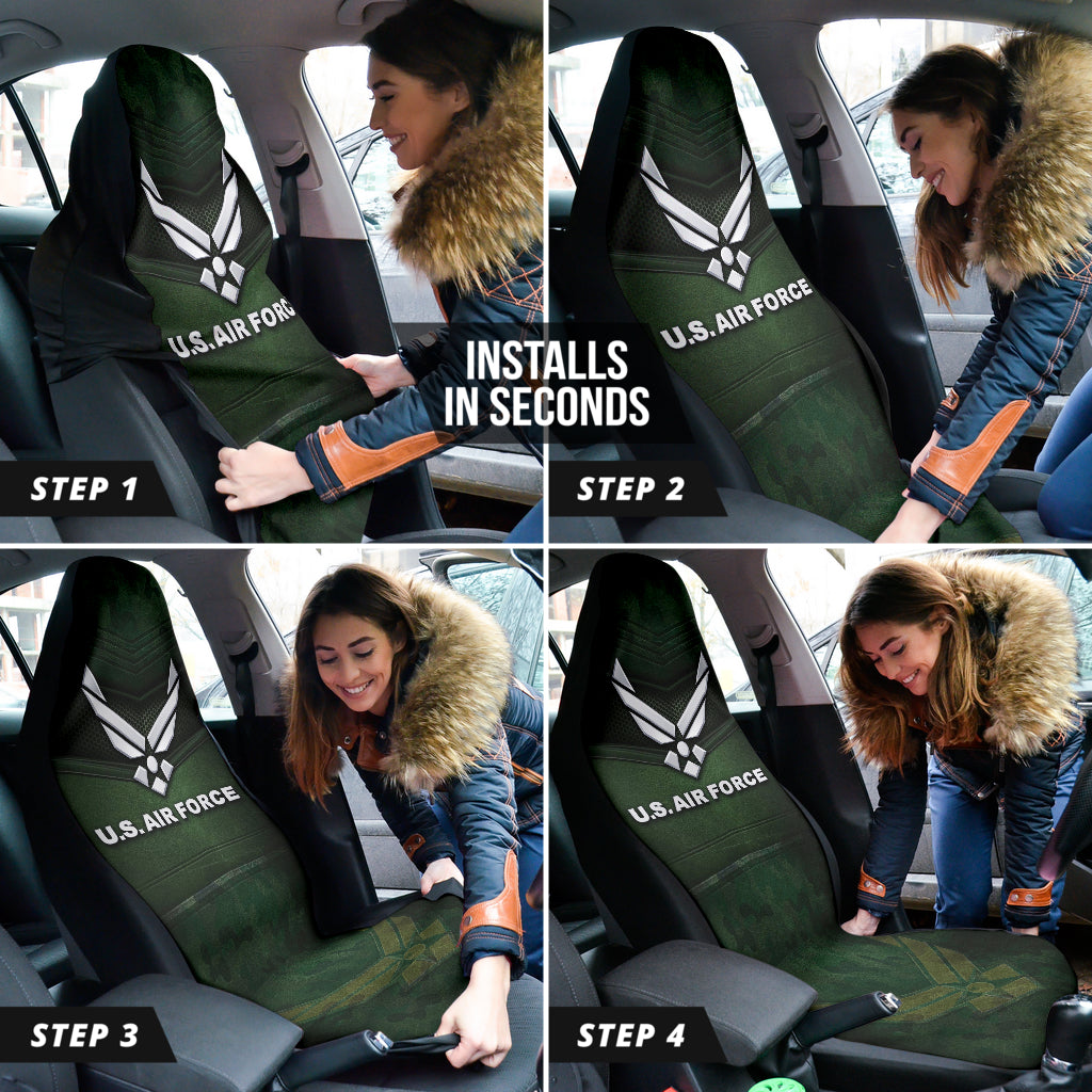 US Air Force Camo Car Seat Covers 210402